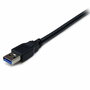Câble USB Startech USB3SEXT2MBK Noir