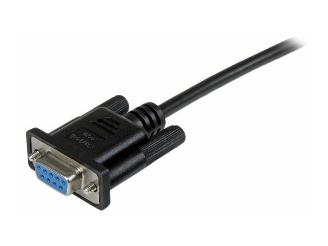 Startechcom Câble Null Modem RS232 DB9 1m Hembra à Hembra Noir