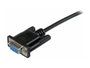 Startechcom Câble Null Modem RS232 DB9 1m Hembra à Hembra Noir