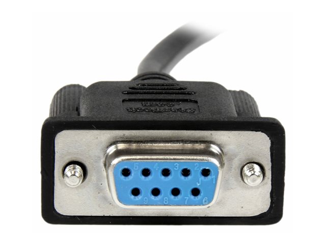 Startechcom Câble Null Modem RS232 DB9 1m Hembra à Hembra Noir
