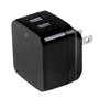 Chargeur mural Startech USB2PACBK Noir