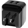 Chargeur mural Startech USB2PACBK Noir