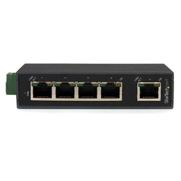 Switch Startech Ies5102 5 Ports Fast Ethernet Non Géré Montage Rail DIN 5 x RJ-45 10/100 Mbps