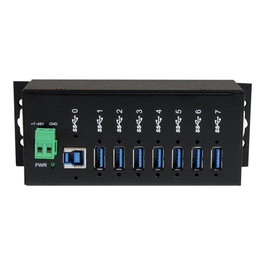 Startech Hub USB 3.0 Industriel 7 Ports ST7300USBME Noir