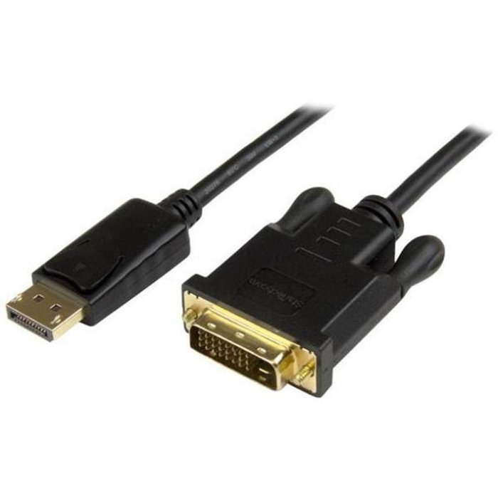 Câble DisplayPort vers DVI Startech DP2DVI2MM3 95 cm Noir Câble DisplayPort vers DVI Startech DP2DVI2MM3 95 cm Noir