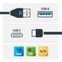 StarTech.com USB-A vers USB-C 3.2 Gen 2 Câble Charge et Synchro 10 Gbps 1 m Noir