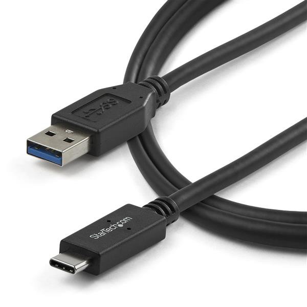 StarTech.com USB-A vers USB-C 3.2 Gen 2 Câble Charge et Synchro 10 Gbps 1 m Noir