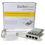 Startechcom Carte réseau Gigabit Ethernet 4 ports RJ45 PCIe Intel I350-AM4 PXE