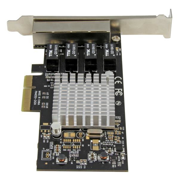 Startechcom Carte réseau Gigabit Ethernet 4 ports RJ45 PCIe Intel I350-AM4 PXE Startechcom Carte réseau Gigabit Ethernet 4 ports RJ45 PCIe Intel I350-AM4 PXE