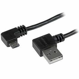 Câble USB vers Micro USB Startech USB2AUB2RA2M Noir