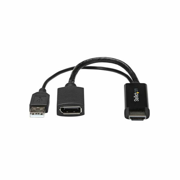 Adaptateur DisplayPort vers HDMI Startech HD2DP Noir 4K Adaptateur DisplayPort vers HDMI Startech HD2DP Noir 4K