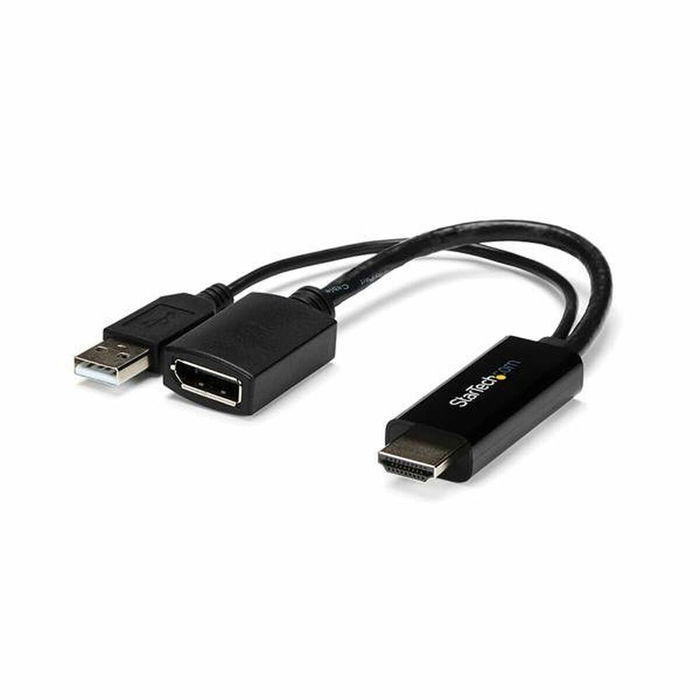 Adaptateur DisplayPort vers HDMI Startech HD2DP Noir 4K Adaptateur DisplayPort vers HDMI Startech HD2DP Noir 4K
