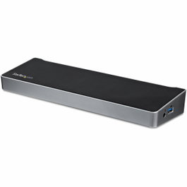 StarTech.com Docking Station 13 en 1 USB3DOCKH2DP Noir et Argent