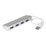 StarTech.com Hub USB 3.0 Type A 4 Ports Portable en Aluminium