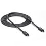 StarTech.com TBLT3MM2M Câble Thunderbolt 3 USB-C 2 m 20 Gbps 4K 60Hz Power Delivery 100 W