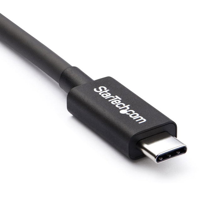 StarTech.com TBLT3MM2M Câble Thunderbolt 3 USB-C 2 m 20 Gbps 4K 60Hz Power Delivery 100 W