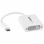Adaptateur USB C vers DVI Startech CDP2DVIW Blanc