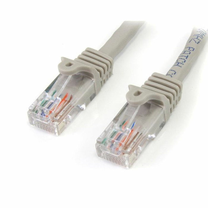 Startech Câble Ethernet Cat5e RJ45 UTP 5m Gris Snagless Startech Câble Ethernet Cat5e RJ45 UTP 5m Gris Snagless