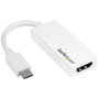 Startech Adaptateur USB C vers HDMI CDP2HD4K60W Blanc