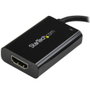 Startechcom CDP2HDUCP Adaptateur USB-C vers HDMI 2.0 avec Power Delivery 60W 4K 60Hz Plug and Play noir