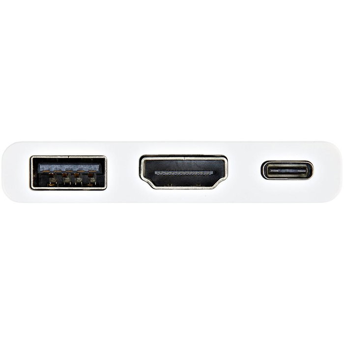 Startechcom Adaptateur multipuports USB-C HDMI 4K, USB 3.0 et Power Delivery 60W - Blanc Startechcom Adaptateur multipuports USB-C HDMI 4K, USB 3.0 et Power Delivery 60W - Blanc