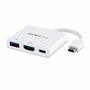 Dock Startech CDP2HDUACPW 4K Ultra HD Blanc
