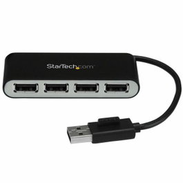 StarTech Hub USB 2.0 4 ports ST4200MINI2 Noir et Argent