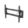 Startechcom FLATPNLWALL Support Mural VESA pour TV 32-75 Pouces, Jusqu'à 75kg, Inclinable +15°/-15°, Acier Noir