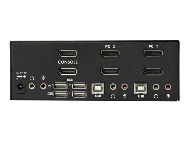StarTech.com SV231DPDDUA2 Switch KVM DisplayPort 2 Ports 4K 60Hz USB StarTech.com SV231DPDDUA2 Switch KVM DisplayPort 2 Ports 4K 60Hz USB
