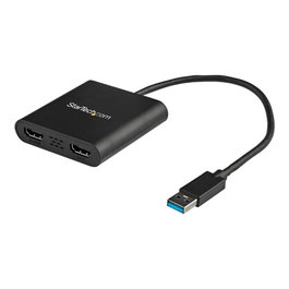 StarTech.com Adaptateur Graphique USB 3.0 vers Double HDMI, Noir