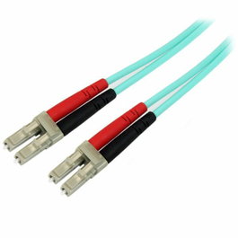 Startechcom Câble de fibre optique OM4 Duplex LC 1m Aguamarina 50/125