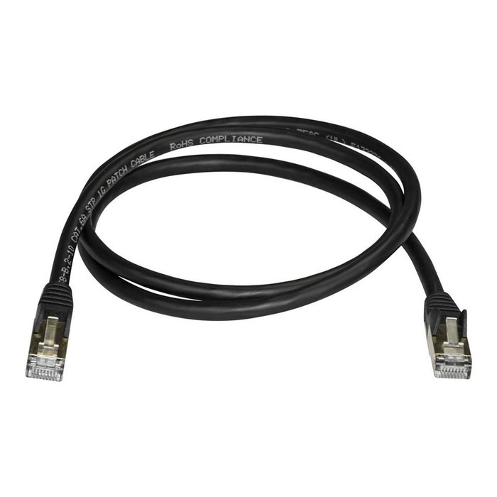 StarTech.com Câble Ethernet CAT6A 1m STP RJ45 10GbE Blindé Noir (6ASPAT1MBK) StarTech.com Câble Ethernet CAT6A 1m STP RJ45 10GbE Blindé Noir (6ASPAT1MBK)