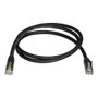 StarTech.com Câble Ethernet CAT6A 1m STP RJ45 10GbE Blindé Noir (6ASPAT1MBK)