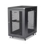 Startechcom RK1833BKM Armoire Rack 19 Pouces 18U avec Profondeur Ajustable et Roues