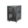 Startechcom RK1833BKM Armoire Rack 19 Pouces 18U avec Profondeur Ajustable et Roues