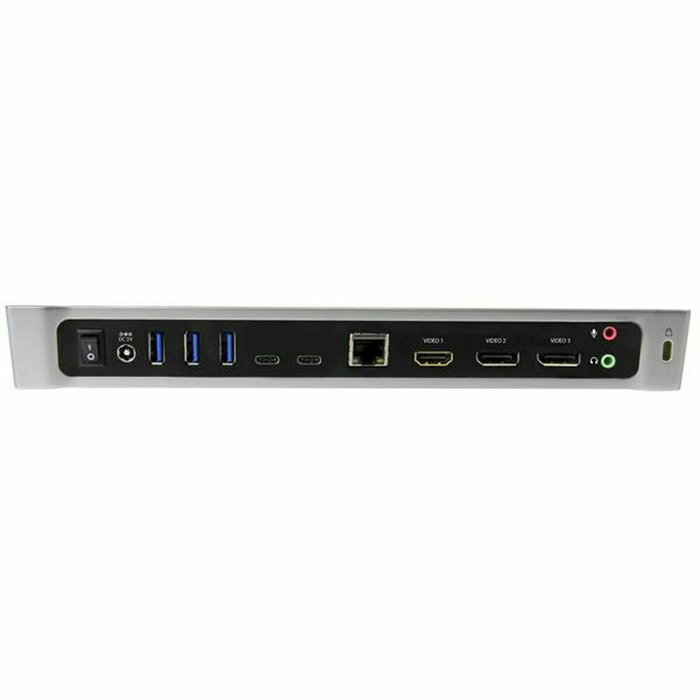 StarTech.com Docking station 13 en 1 4K USB-C Noir et argent