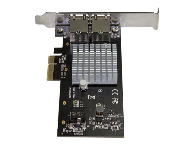 StarTech.com Carte Réseau PCI Express 2 Ports 10GBase-T ST10GTPEXNDPI Bas Profil