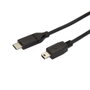 StarTech.com Câble USB-C vers Mini USB-B 2m - Connectique Noir pour Périphériques USB 2.0