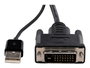 Adaptateur DisplayPort vers DVI Startech DVI2DP2 Noir