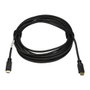 Startech.com Câble HDMI Actif 10 m 4K avec Ethernet - Mâle/Mâle - Installation Murale CL2