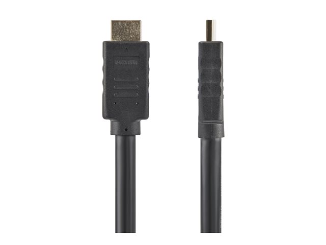Startech.com Câble HDMI Actif 10 m 4K avec Ethernet - Mâle/Mâle - Installation Murale CL2