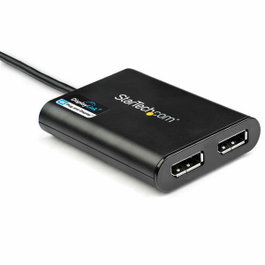 StarTech.com Adaptateur USB 3.0 vers double DisplayPort 4K 60Hz Noir