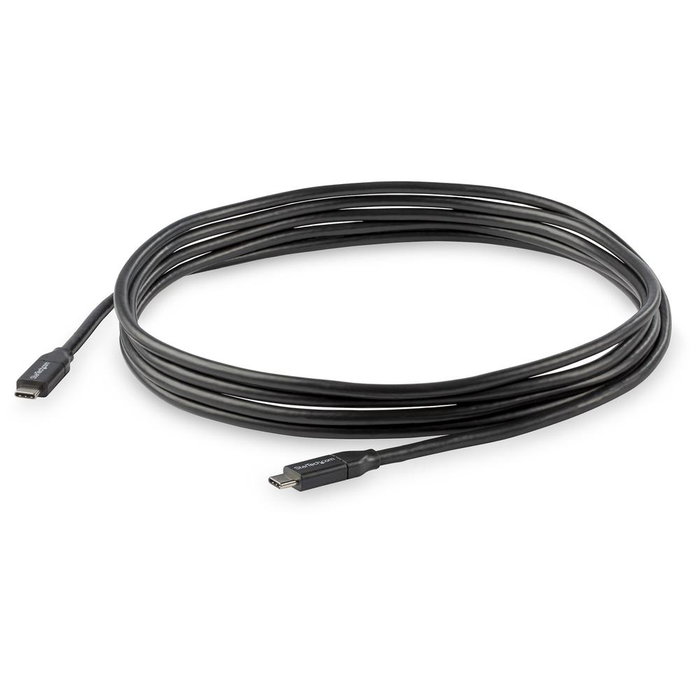 Startechcom Câble USB-C vers USB-C USB2C5C3M 3 mètres Power Delivery 5A Noir