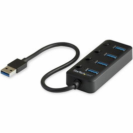 Startech Hub USB HB30A4AIB Noir