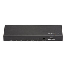 Startech Splitter HDMI 4K ST124HD202, 4 Sorties, Noir