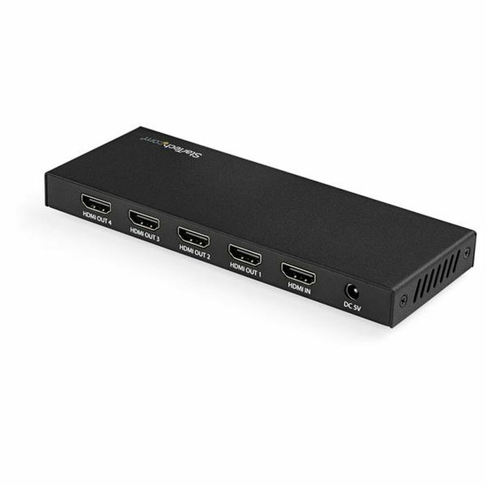 Startech Splitter HDMI 4K ST124HD202, 4 Sorties, Noir