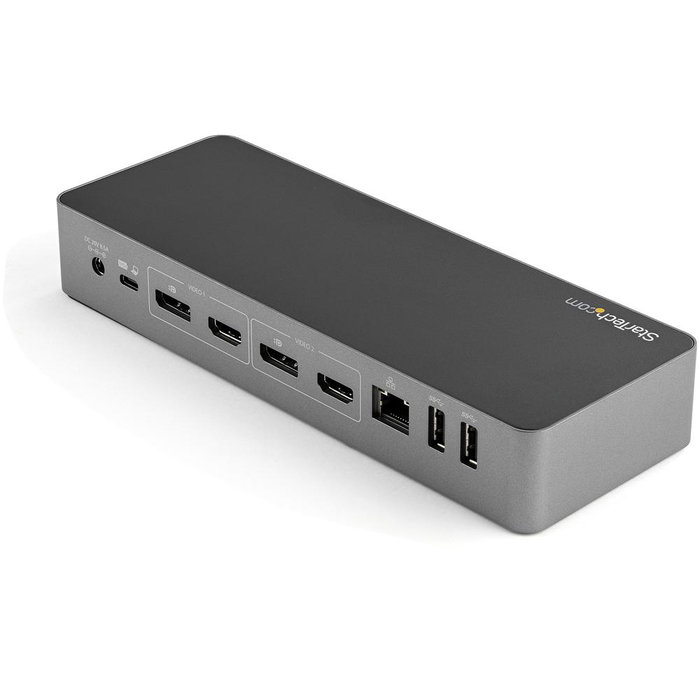 Startechcom Station d'accueil 10-en-1 USB-C Hub 4K 60Hz 100W Power Delivery Gigabit Ethernet