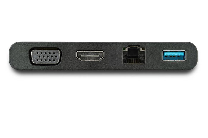 StarTech.com Adaptateur Multiports USB-C 4K HDMI VGA USB 3.0 Ethernet RJ-45 Noir StarTech.com Adaptateur Multiports USB-C 4K HDMI VGA USB 3.0 Ethernet RJ-45 Noir