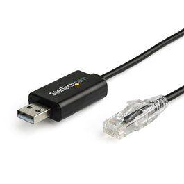 Startech Câble Rollover USB vers RJ45 1,8 m ICUSBROLLOVR