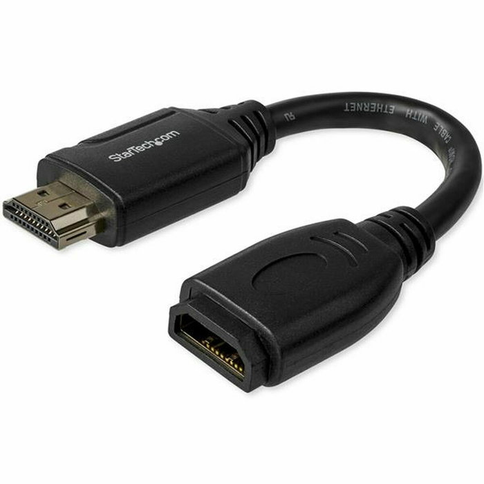 Câble HDMI Startech HD2MF6INL 15 cm Noir Câble HDMI Startech HD2MF6INL 15 cm Noir
